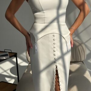 The Icon Skirt - White
